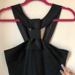 Vintage black halter dress